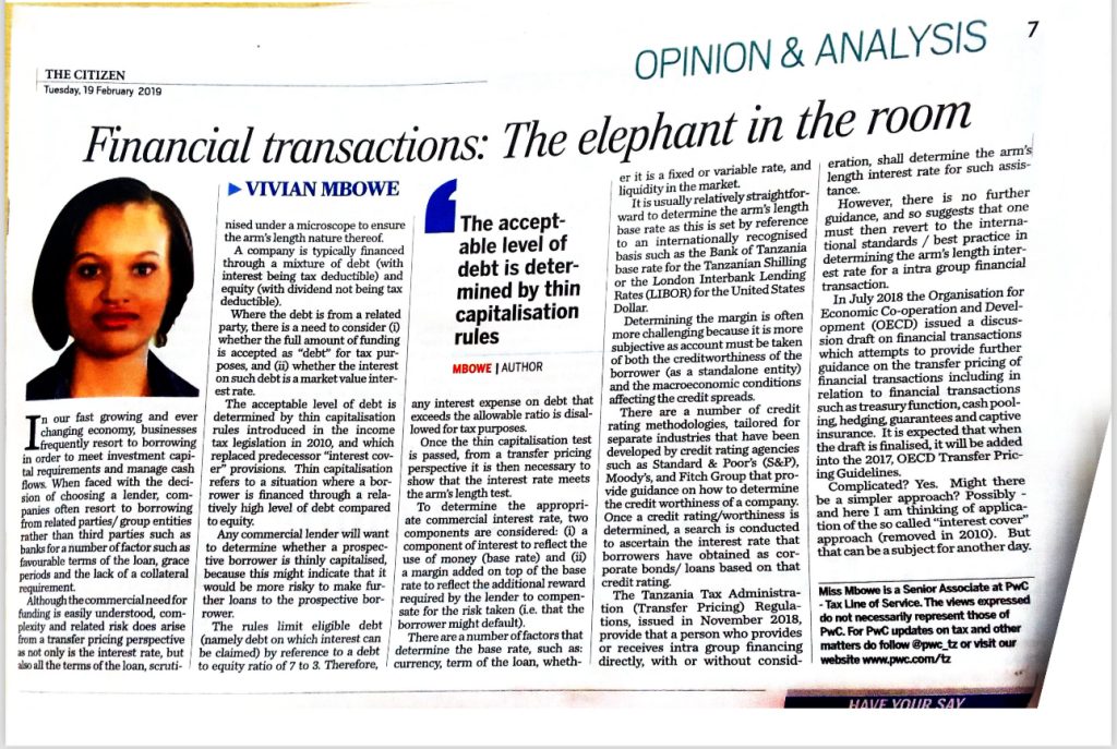 The Elephant in the room